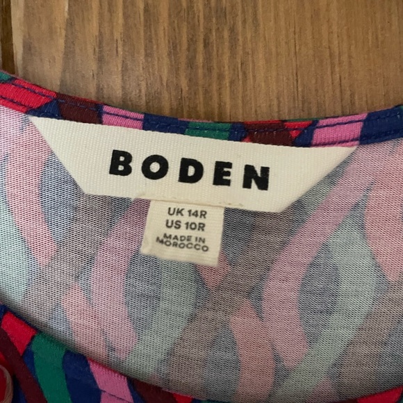 Boden Colorful Abstract Pattern Dress - Picture 2 of 2